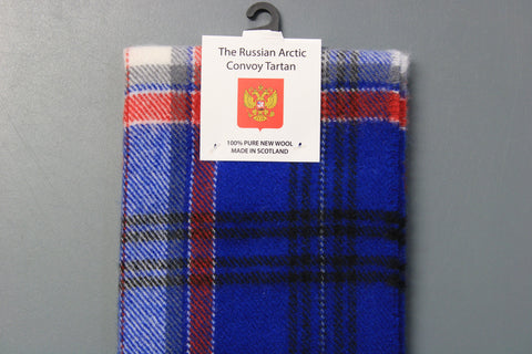 Lambswool Scarf Russian Arctic Convoy Tartan