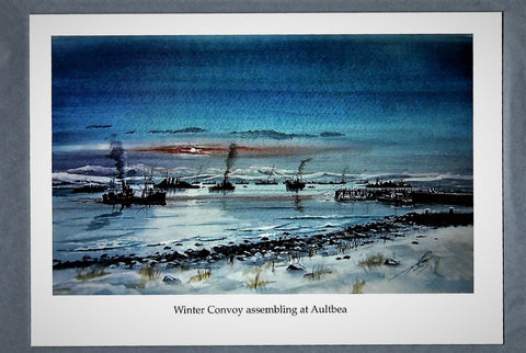 Winter Convoy assembling at Aultbea