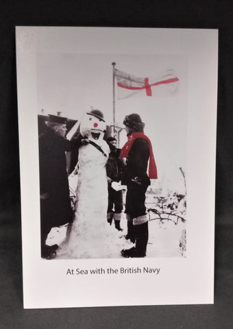 At Sea with the British Navy Christmas Card