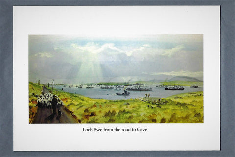 Loch Ewe from Cove Christmas card